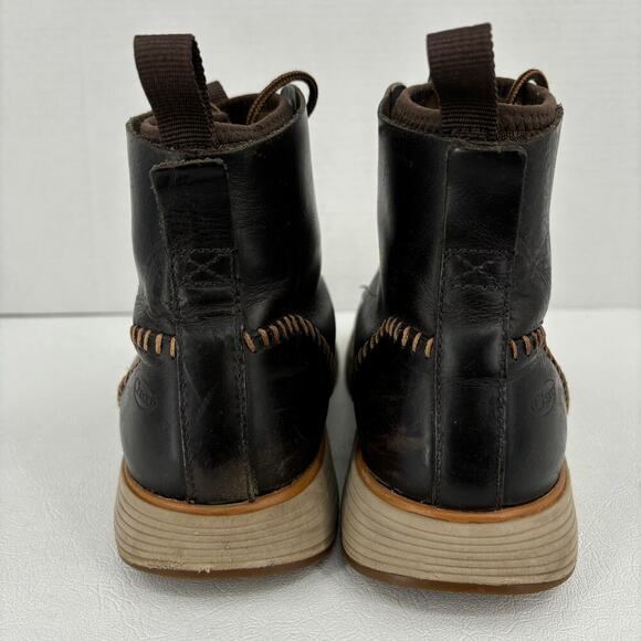 Chaco Men's Dixon High Leather Chukka Boots Waterproof Java Brown Size 9 - Picture 8 of 10